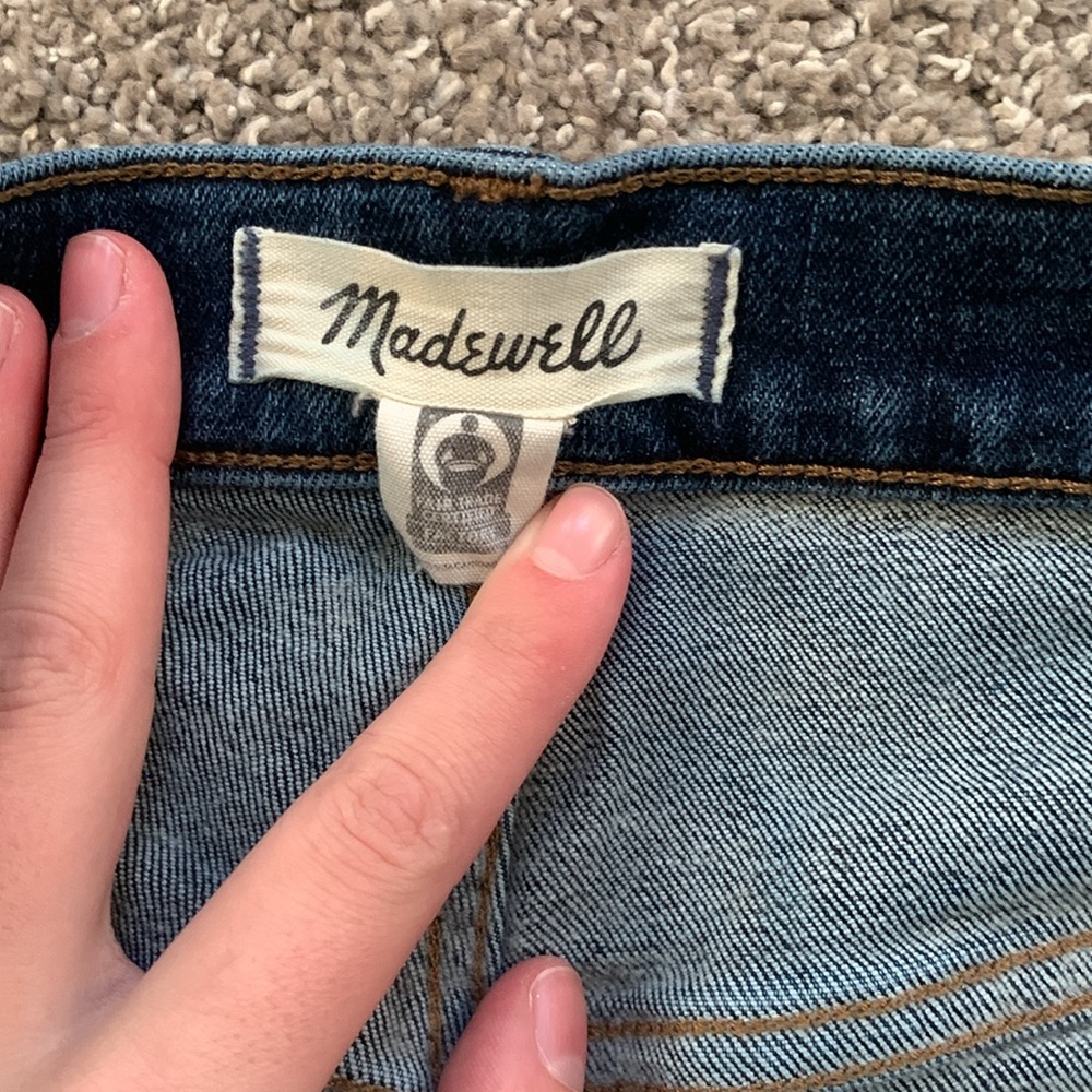 Like New Madewell Skinny Flare jeans size 26 - Picture 3 of 7